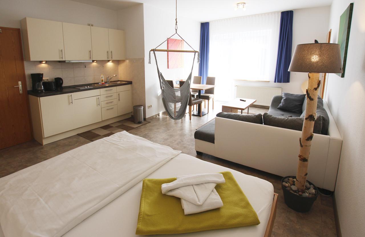 Gruenblau Relax Pension & Apartments روستوك المظهر الخارجي الصورة